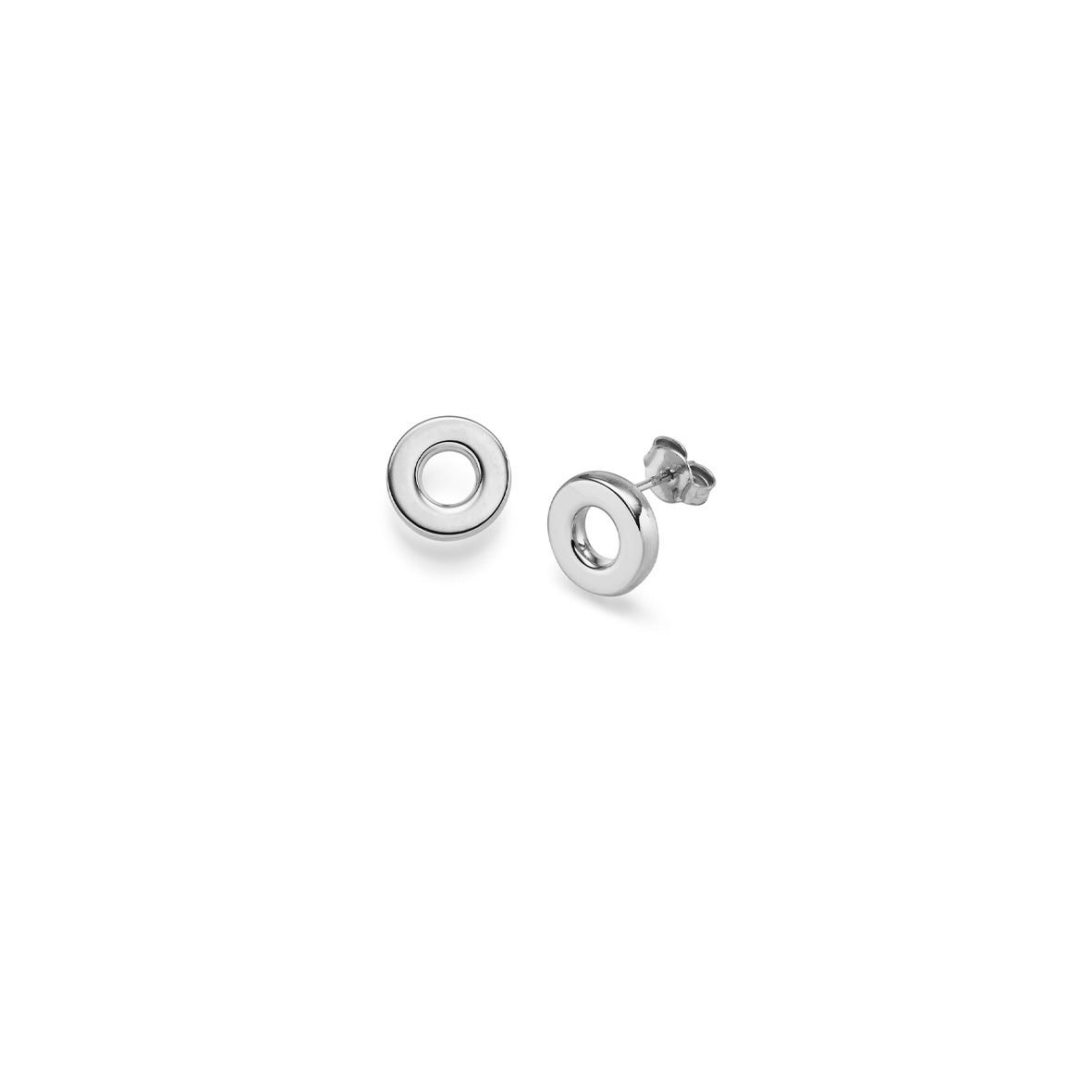 Ohrstecker 11,0 mm – 585 Weißgold