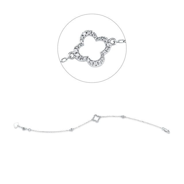 Félicité – Diamantarmband aus Weißgold