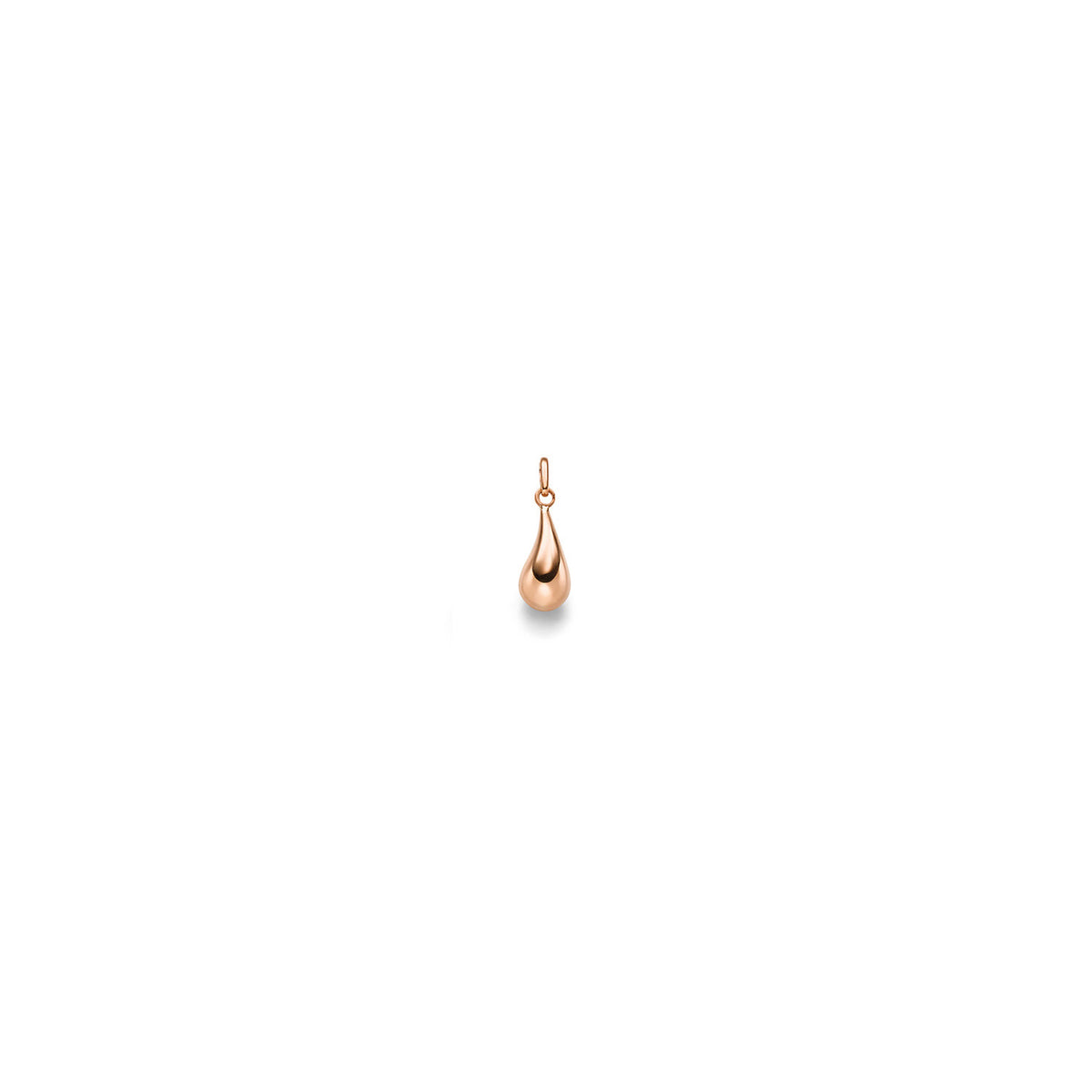 Anhänger Tropfen – 585 Roségold