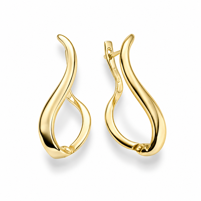 Cerchio Grande – Creolen aus Gelbgold
