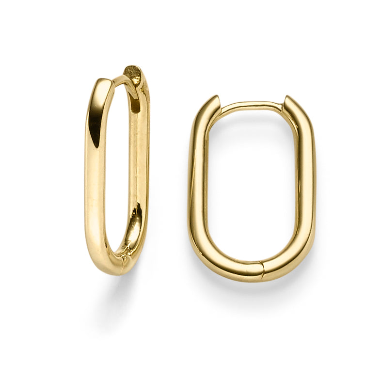 Creolen oval 2,0 mm – 585 Gelbgold