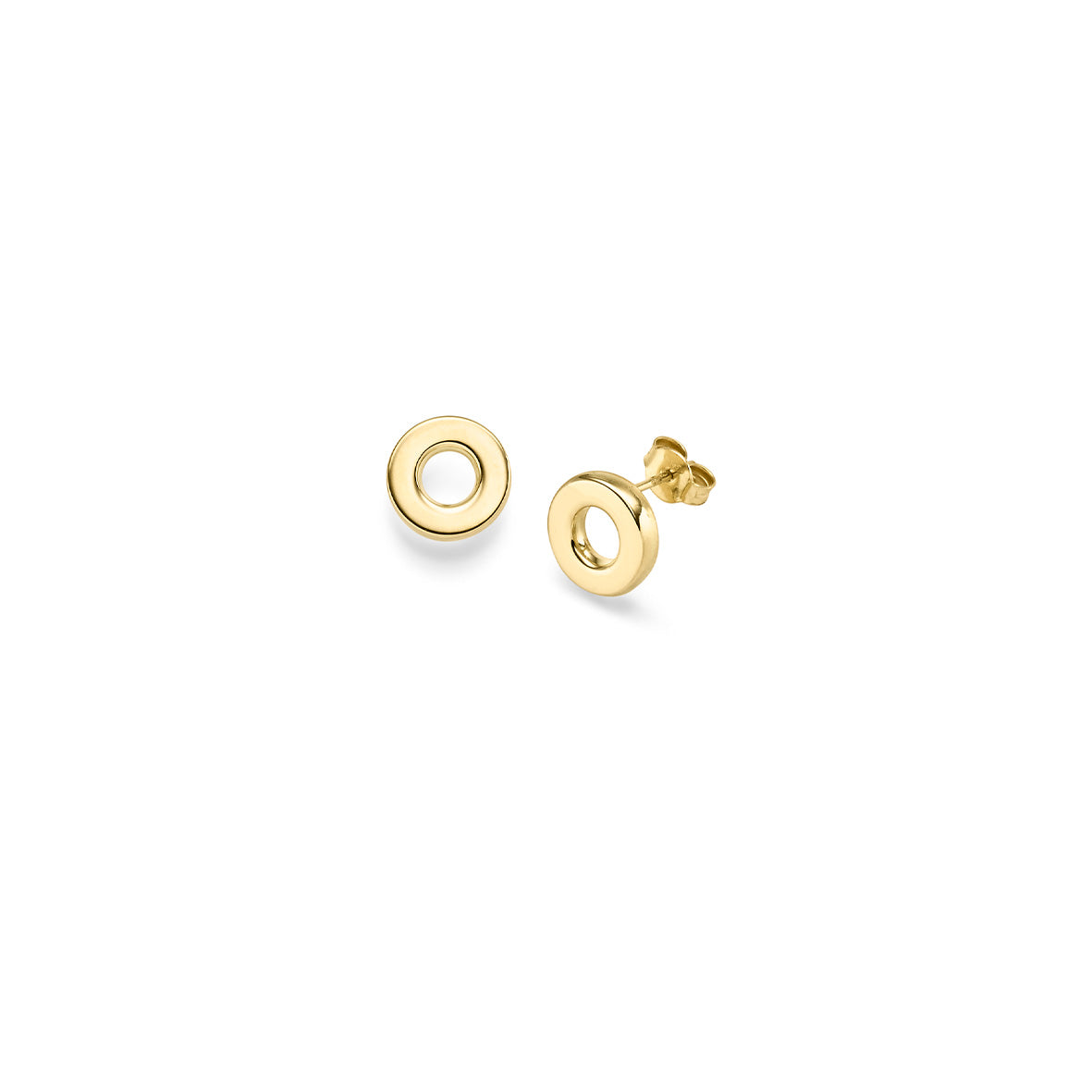 Ohrstecker 11,0 mm – 585 Gelbgold