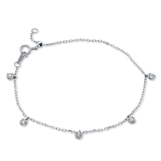 Diamantarmband – 750 Weißgold · 0,37 ct