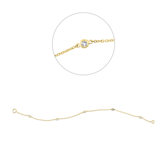 Arco – Diamantarmband aus Gelbgold