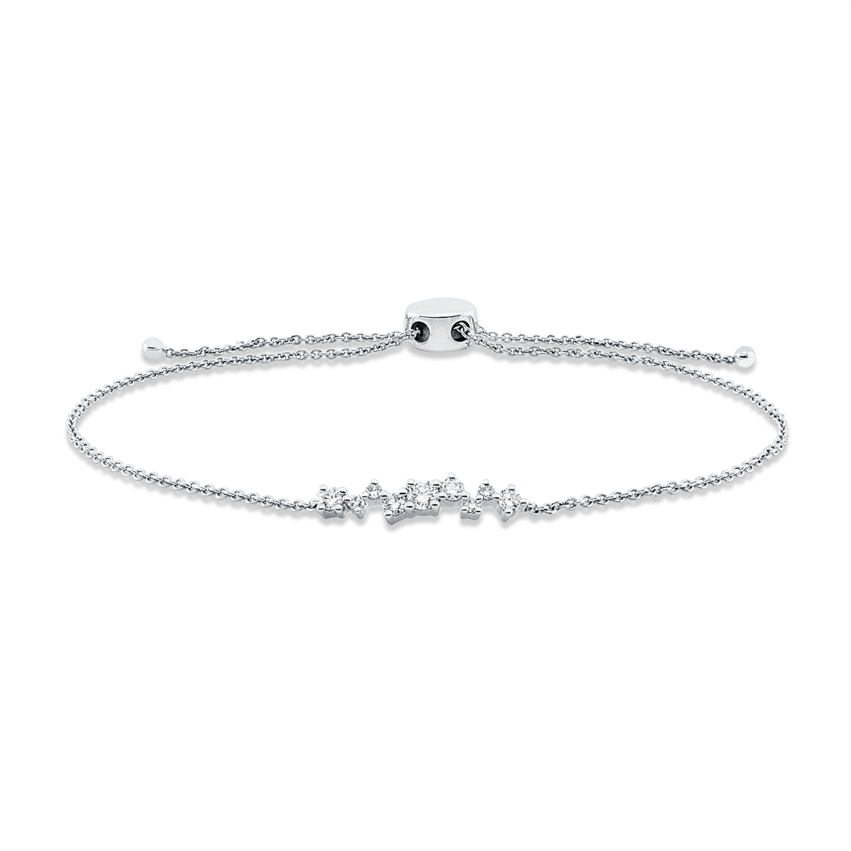 Diamantarmband – 750 Weißgold · 0,21 ct