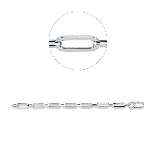 Diamantarmband – 585 Weißgold · 0,32 ct