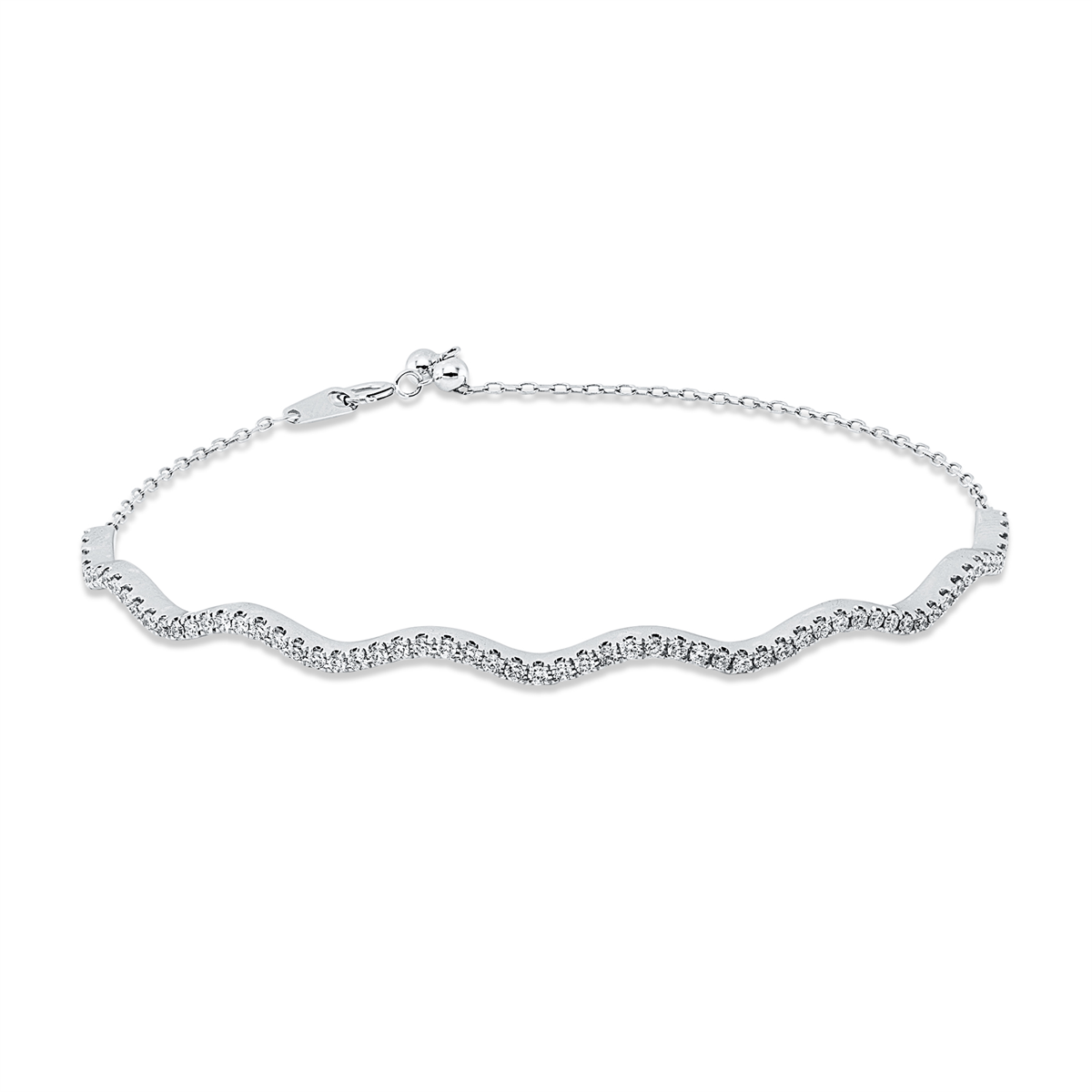Diamantarmband – 750 Weißgold · 0,46 ct