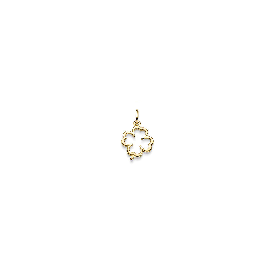 Anhänger Kleeblatt – 585 Gelbgold