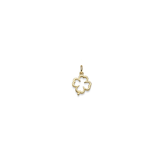 Anhänger Kleeblatt – 585 Gelbgold