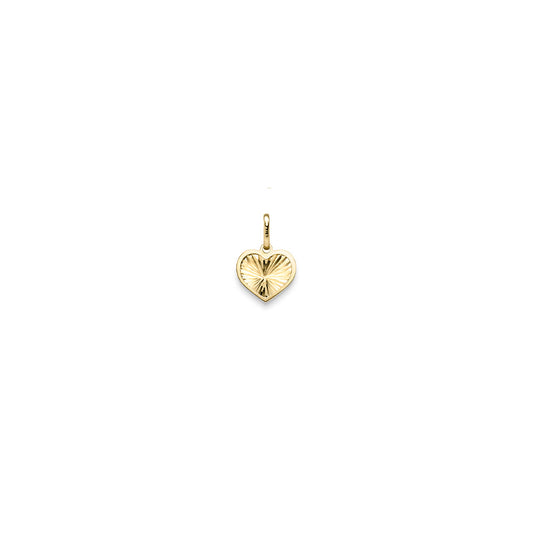 Anhänger Herz – 585 Gelbgold · 18,5 mm