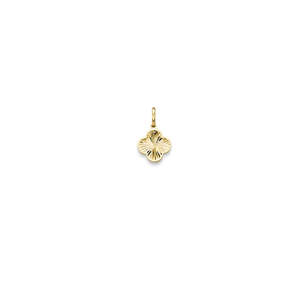 Anhänger Blume – 585 Gelbgold