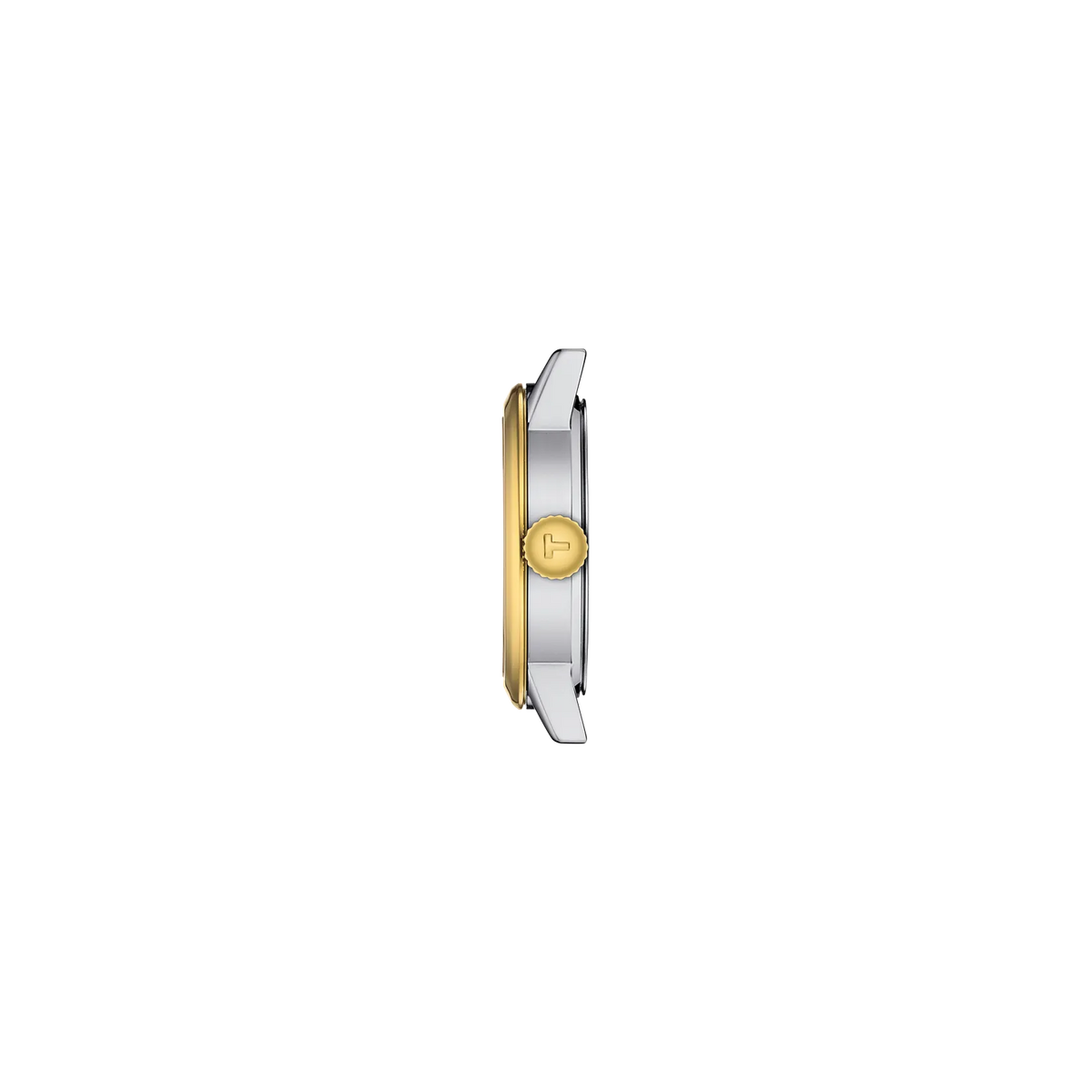 Seitenansicht des Gehäuses der Uhr Tissot Classic Dream 28mm · T129.210.22.031.00