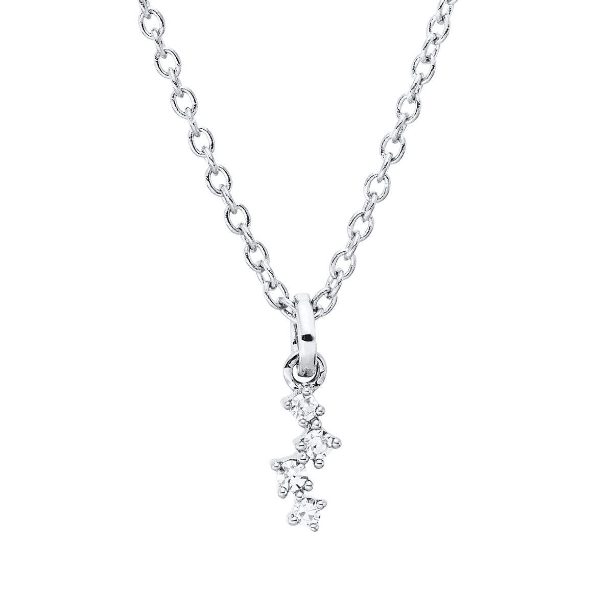 Scintilla – Diamant-Halskette – Weißgold – Originalansicht
