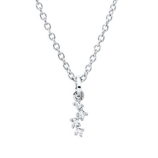 Scintilla – Diamant-Halskette – Weißgold – Originalansicht