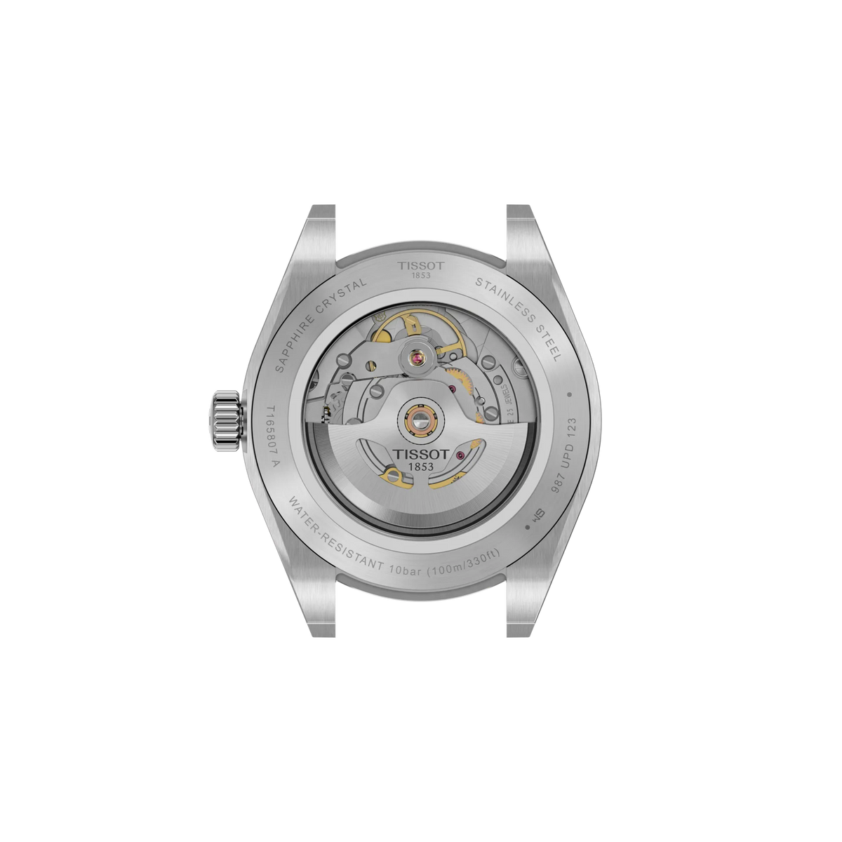 Tissot Gentleman T165.807.11.031.00 Rückansicht
